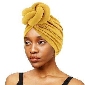 One size fits pre knotted head wrap